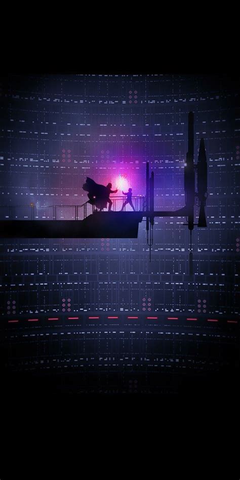 Star Wars ESB Bespin Lightsaber Duel by Marco Manev. 18:9 Wallpaper ...