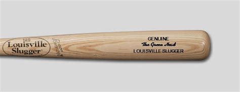 Personalized Louisville Slugger Baseball Bat - The Green Head