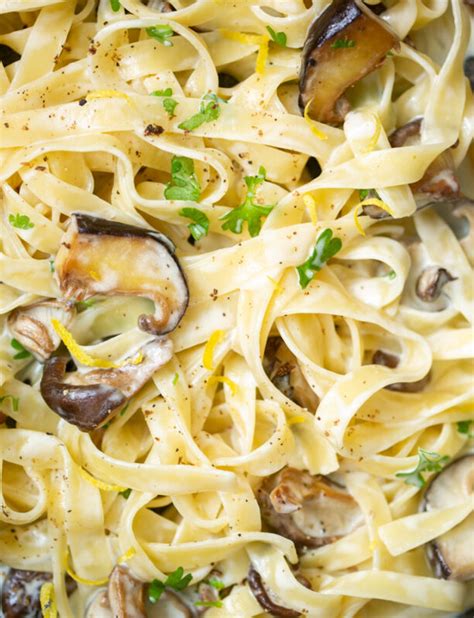 Shiitake Mushroom Pasta - The Petite Cook™