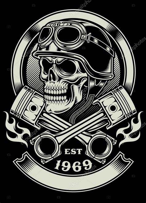 Top 196 + Biker skull tattoo designs - Spcminer.com