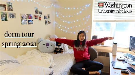 dorm tour spring 2021| washington university in st. louis - YouTube