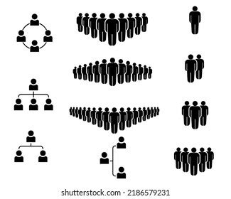 Business Person Silhouette Set Icon Stock Vector (Royalty Free) 2186579231 | Shutterstock