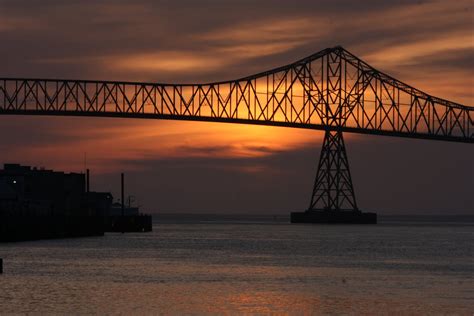 Portrait Of My Heart: Skywatch Friday ~ Astoria-Megler Bridge at sunset!