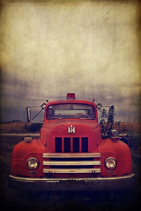 International Harvester fire truck www.loripetersonphotography.com ...