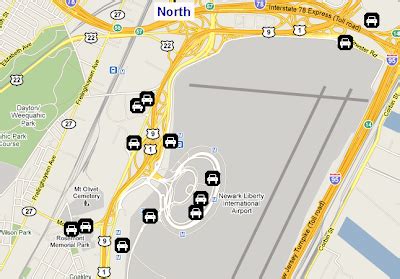 Airport Long-Term Parking: Newark Airport Parking Map