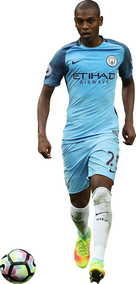 Fernandinho Manchester City football render - FootyRenders