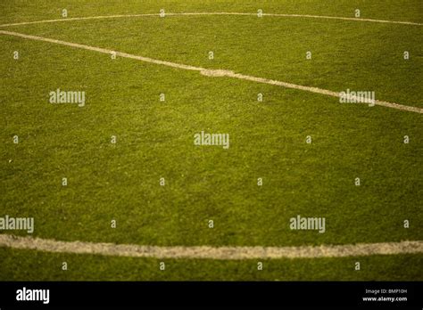 Football Pitch Markings Stock Photo - Alamy