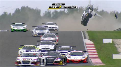 Lamborghini in massive crash at Slovakia Ring Circuit - YouTube