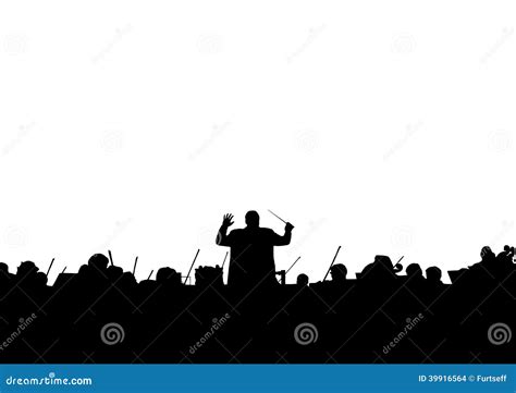 Orchestra Conductor Vector Illustration | CartoonDealer.com #2092230