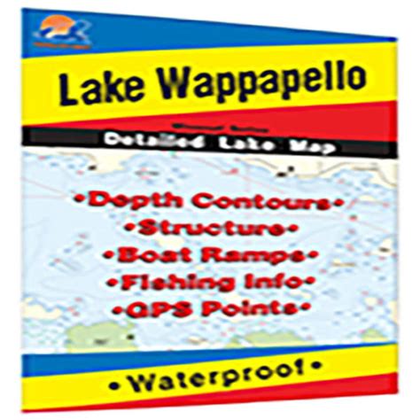 Lake Wappapello Fishing Map by Fishing Hot Spots | Maps.com.com