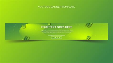 Premium Vector | Youtube cover banner template design