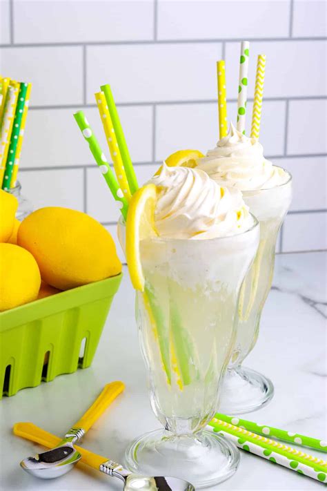 Lemonade Float • Food Folks and Fun