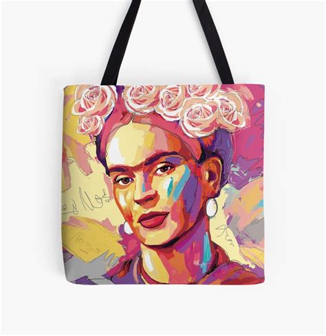 frida kahlo portrait pop art Tote Bag by ArtMailsonCello | Tote bag ...