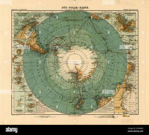Mapa de la antártida fotografías e imágenes de alta resolución - Alamy