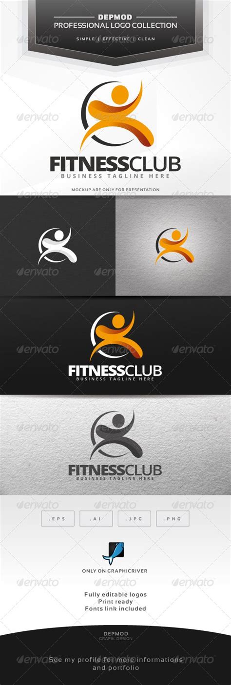 Fitness Club Logo | Seven logo, ? logo, Font design logo