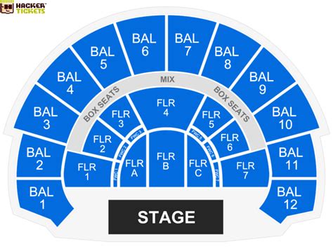 The Masonic San Francisco Seating Map | Elcho Table