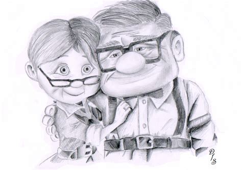 Ellie and Carl Fredricksen by DemonFromSnuffbox on DeviantArt