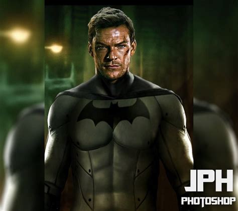 Alan Ritchson as DCU Batman V2 by JPH Photoshop by TytorTheBarbarian on ...