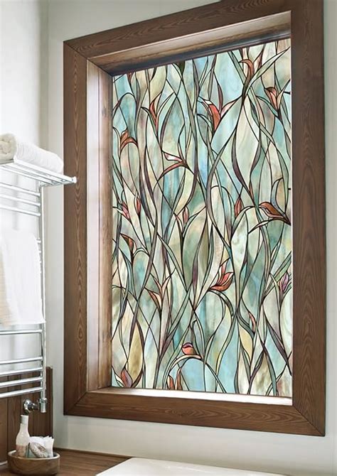 Artscape Window Film Privacy Decorative Stained Glass Removable 24 x 36 Inch