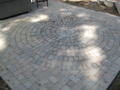 Circle Pattern Brick Pavers