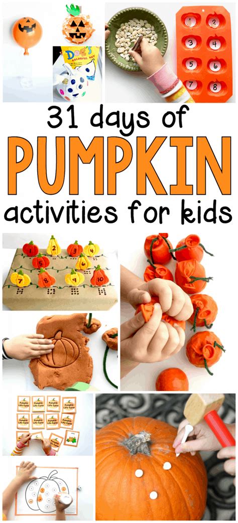 31 Days of Pumpkin Activities - I Can Teach My Child!