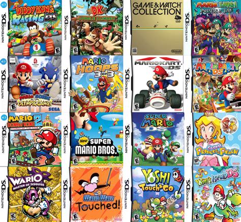 Mario's Nintendo DS Games by sonictoast on DeviantArt