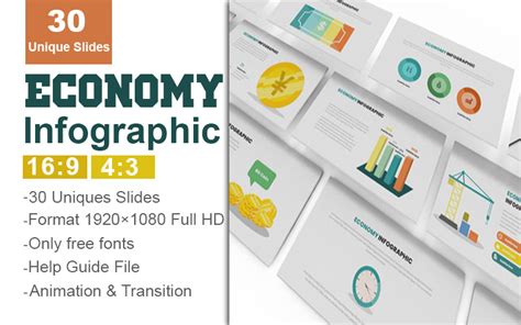 Economy Infographic Powerpoint Template - TemplateMonster