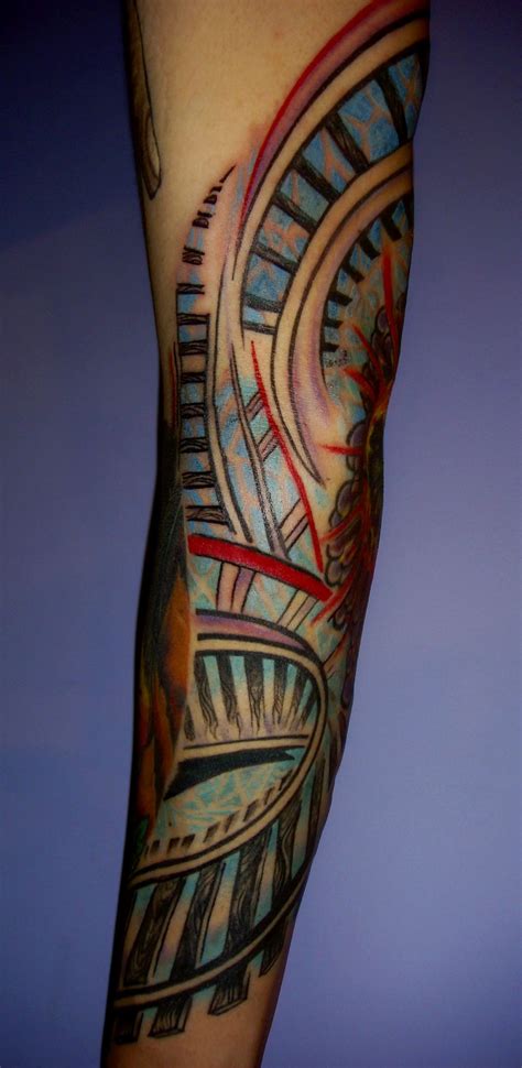 Fractal Tattoos | Colorful Fractal Tattoo Art | Majestic Tattoo NYC | Tattoos, Roller coaster ...