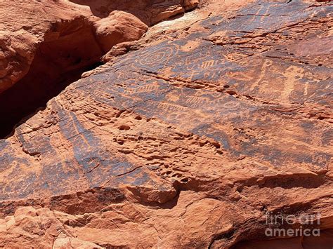 Petroglyphs from the Valley of Fire Photograph by Katherine W Morse - Fine Art America