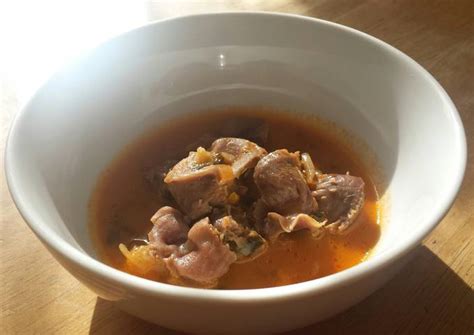 Chicken Gizzard Stew Recipe by Andrea - Cookpad