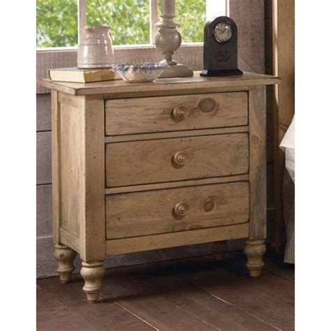 This nightstand will seem as though it has been lovingly handed down through generations. Rustic ...