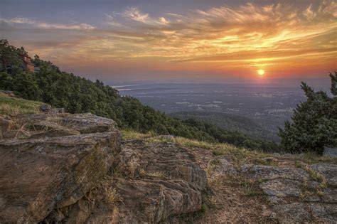 Sunrise Point From Mt. Nebo - Arkansas Photograph by Jason Politte