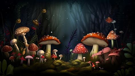 Mushroom Forest Background Images, HD Pictures and Wallpaper For Free ...