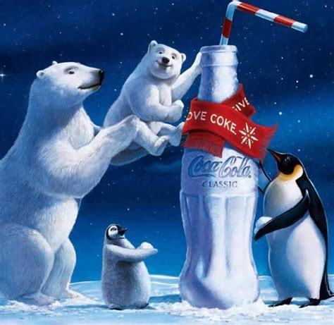 The first Coca Cola polar bear poster came out Christmas 1922 | O-T Lounge