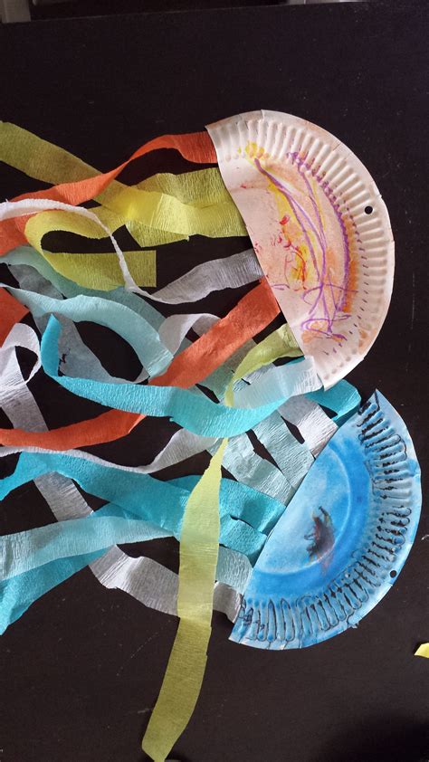 Jellyfish toddler craft activity | Craft activities and Jellyfish