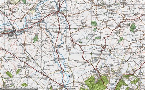 Historic Ordnance Survey Map of Atterbury, 1919