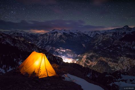 Winter Camp over Ouray | Ouray, Colorado | Mountain Photography by Jack Brauer