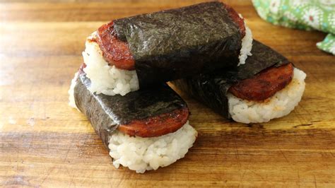 Grilled SPAM Musubi Recipe Prepared 2 Different Ways - Traditional and - Armadillo Pepper