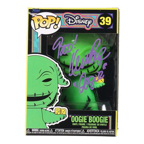 Ken Page Signed "Disney" #39 Oogie Boogie Funko Pop! Vinyl Figure Inscribed "Boo!" & "Oogie" (OC ...