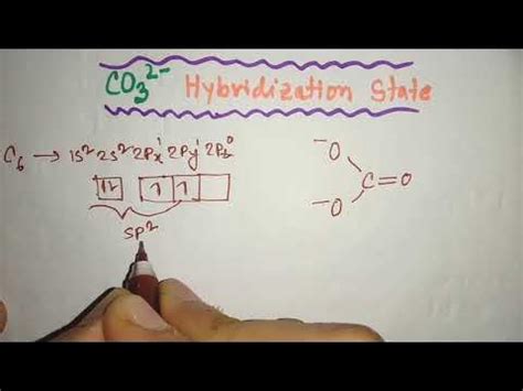 CO3^2- Hybridization (কার্বনেট আয়নের সংকরায়ন) - YouTube