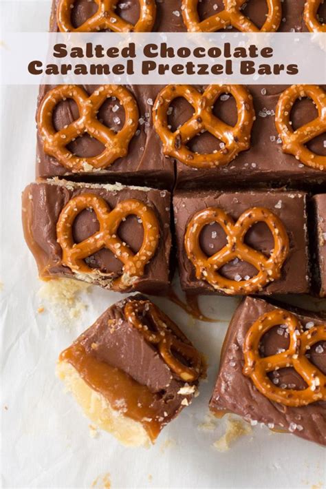 Salted Chocolate Caramel Pretzel Bars | Natasha's Food Adventures