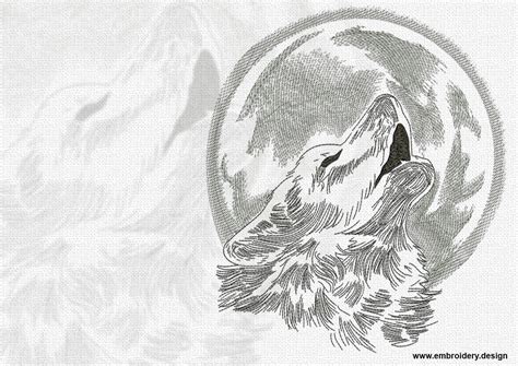 Cool Drawings Of Wolves Howling At The Moon