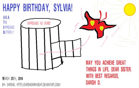 Happy birthday Sylvia! by DarshDarkKnight on DeviantArt