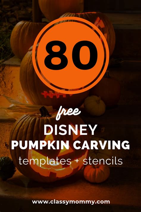 Halloween Fun with Over 80 Disney Pumpkin Carving Templates and ...