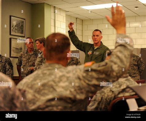 Members of the New York Air National Guard’s 106th Rescue Wing welcome ...