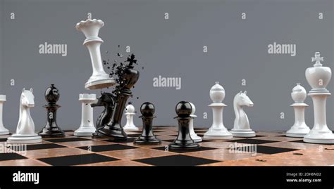 Chess Checkmate Queen Stock Photo - Alamy