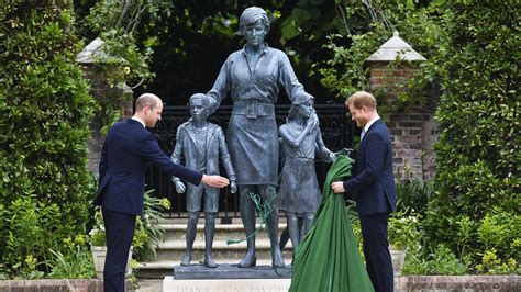 Harry and William Reunite to Unveil a Statue of Princess Diana | Vanity ...