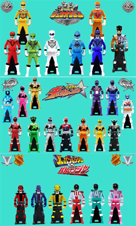 Ranger Keys Of Zyouhger /Kyuranger / LupinrangerVSPatranger Made By Me ...