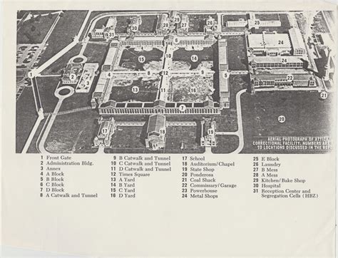 Attica - Charts of Prison — Attica Massacre