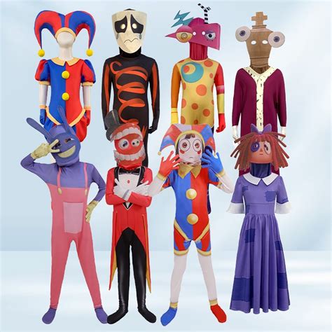 THE AMAZING DIGITAL CIRCUS Digital Circus Animated Clown Bodysuit ...